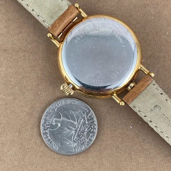 Vintage Eddie Bauer 18KGP Field Watch Flip Top Crystal Guard - Picture 10 of 11